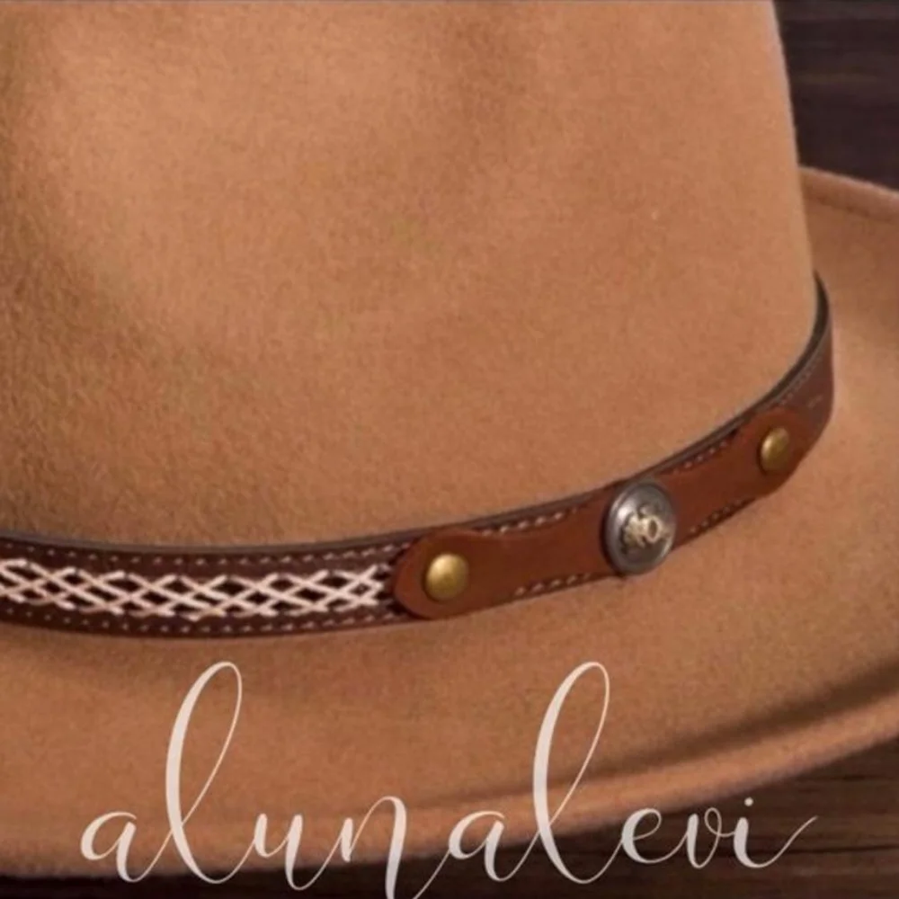 Fedora Hats Light Brown or Black